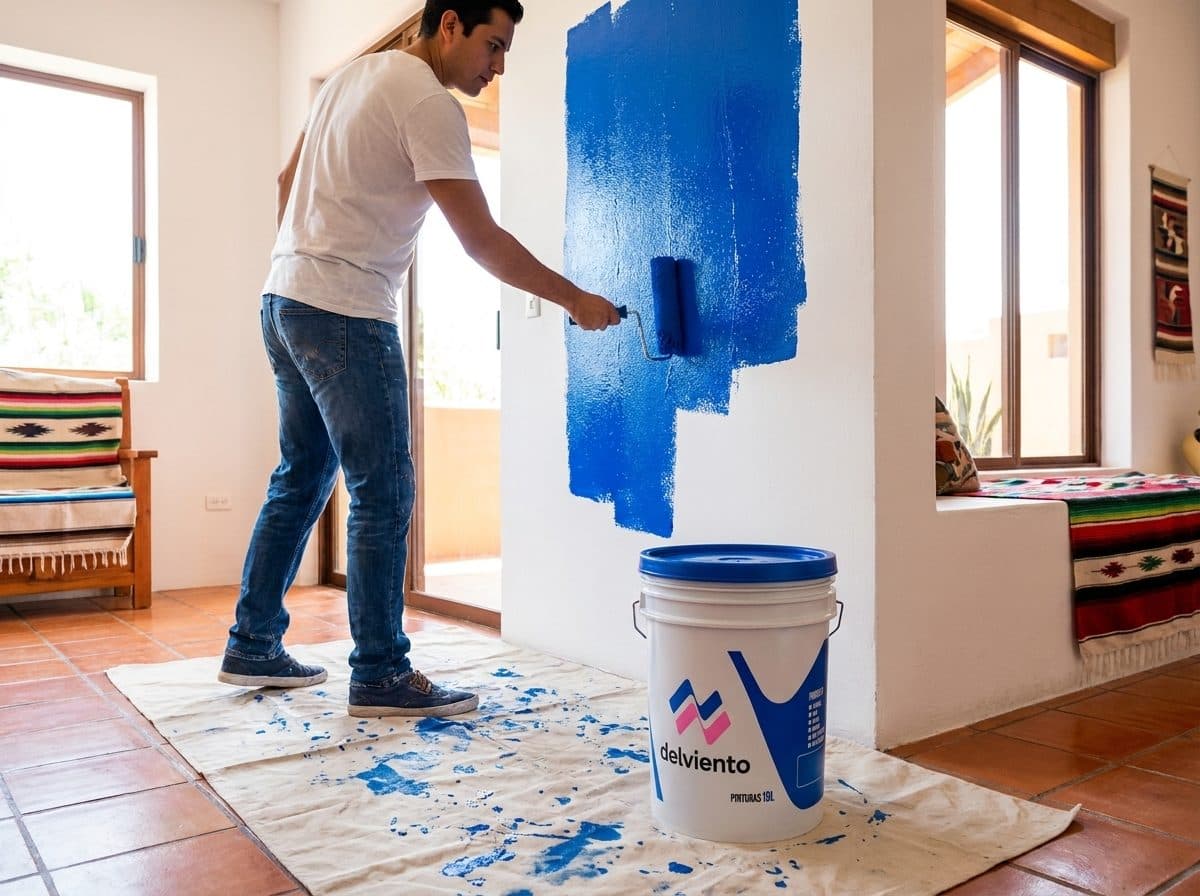 Pinturas Delviento en aplicación
