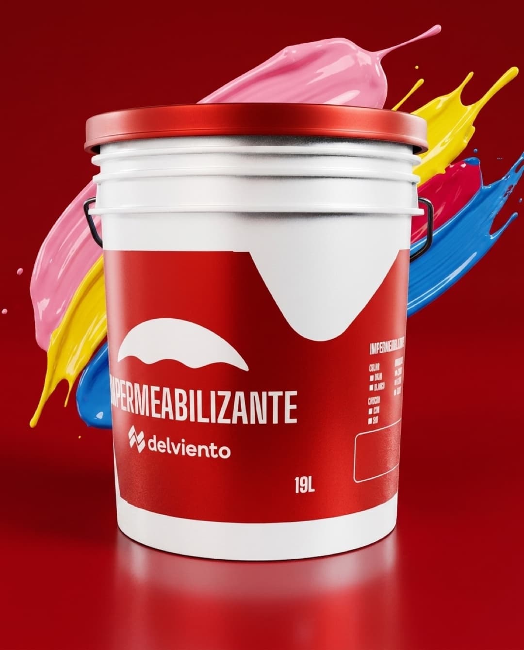 Cubeta de pintura Impermeabilizante 5 Años Delviento