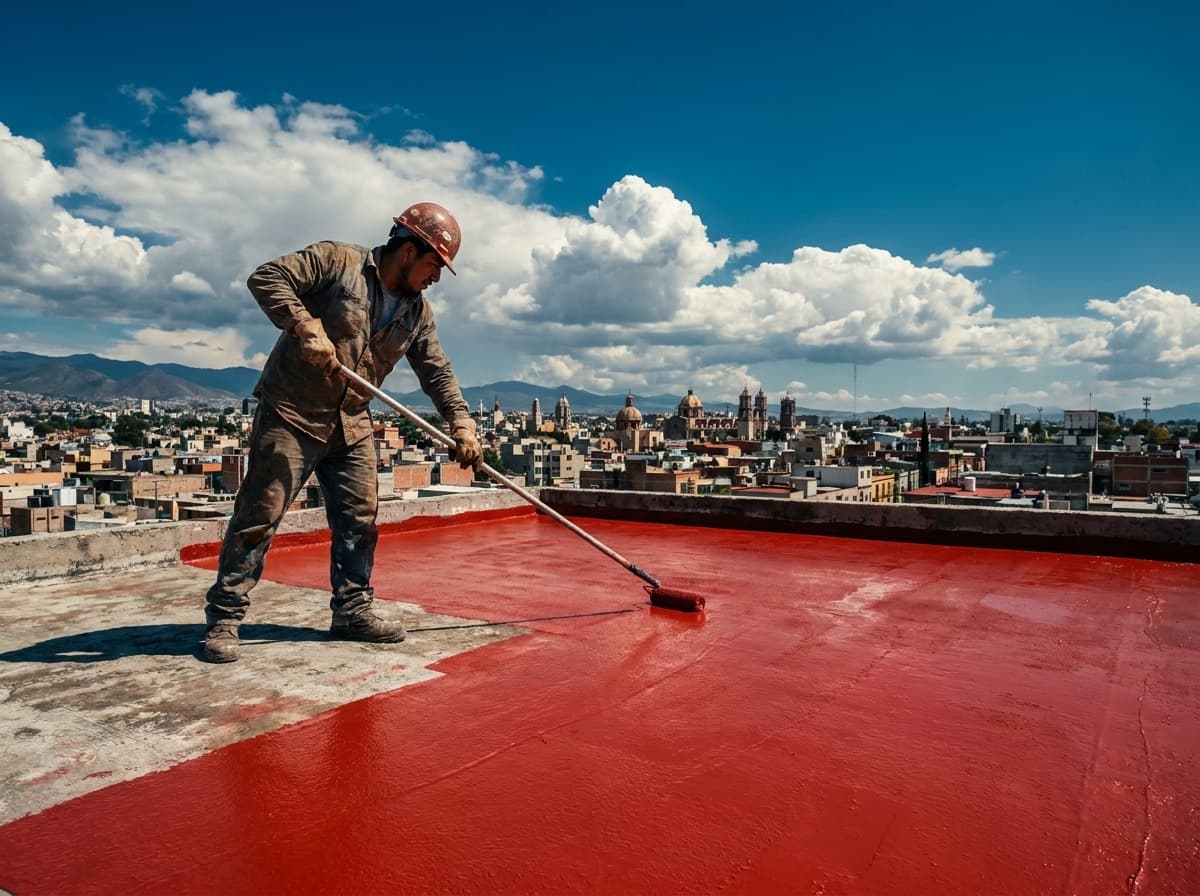 Impermeabilizantes Delviento en aplicación