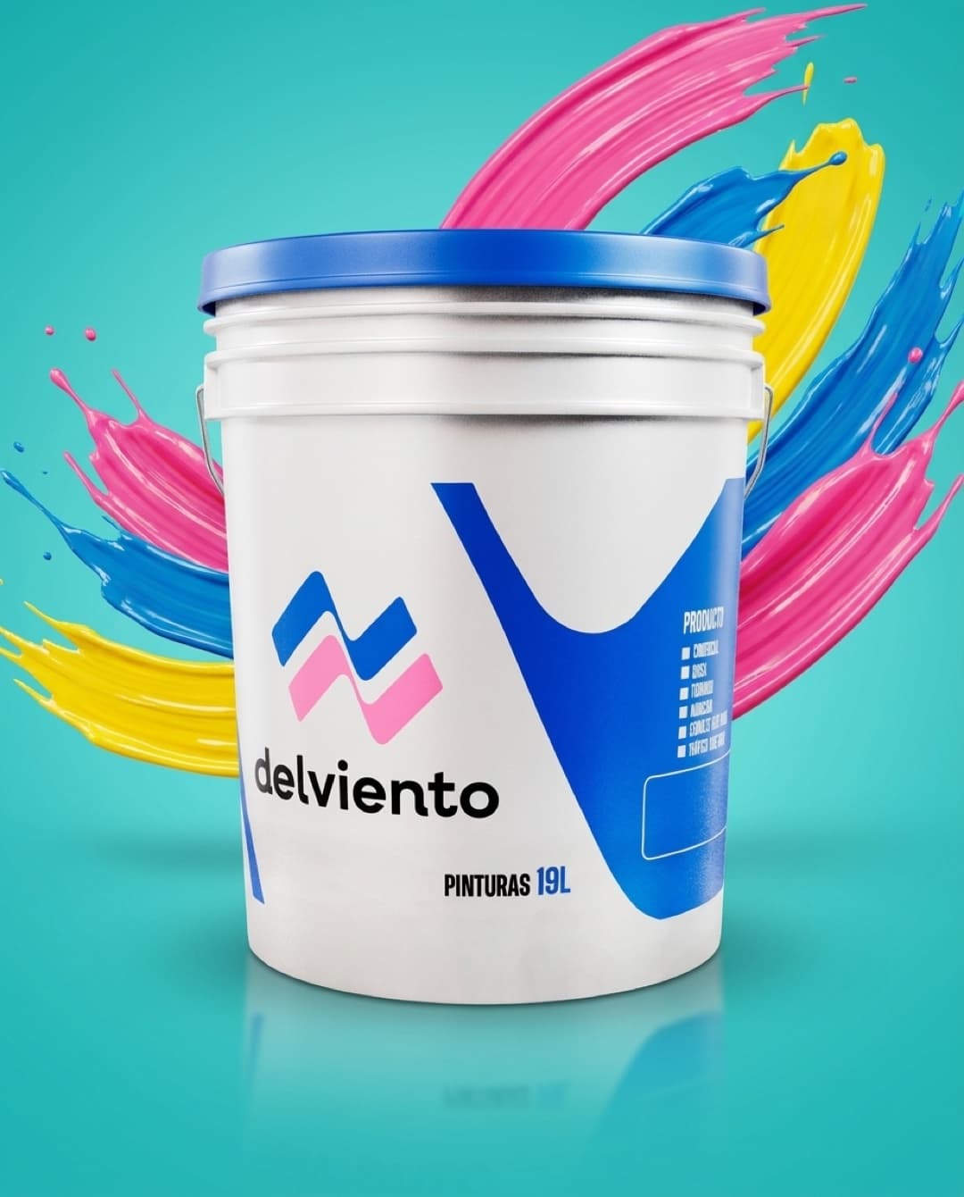 Cubeta de pintura Línea Tornado Delviento